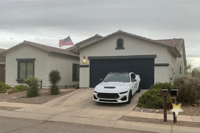 Residential exterior painting project